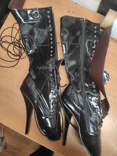 Handmade Ballet stiefel lackleder VIELE FARBEN  Gr 38 - 47  neu 20 cm Absatz, PL