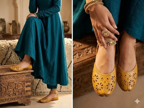 Damenschuhe jutties punjabi - jutties,