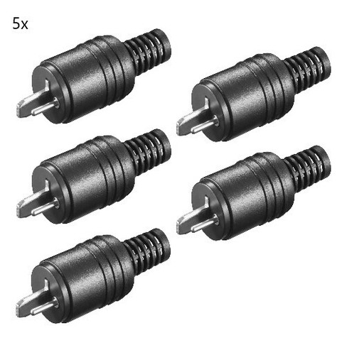 Din lautsprecherstecker - 5x,