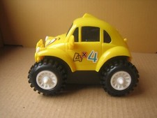 Volkswagen Käfer mit Motor Batteriebetrieben gelb Dickie ? Länge ca. 9cm