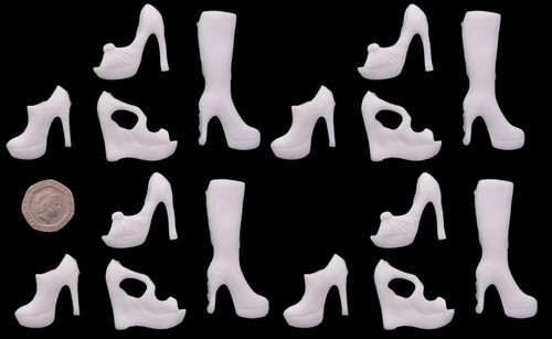 Essbare schuhe stiefel - 3d,