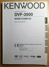 Original Bedienungsanleitung Kenwood DVF-3500 neuwertig verschiedene Sprachen