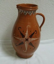 70er  Bodenvase Krug Keramik Ton Vase Terracotta mediterran 70s Vintage
