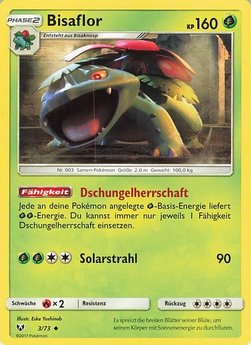 Pokémon bisaflor shining - pokémon,
