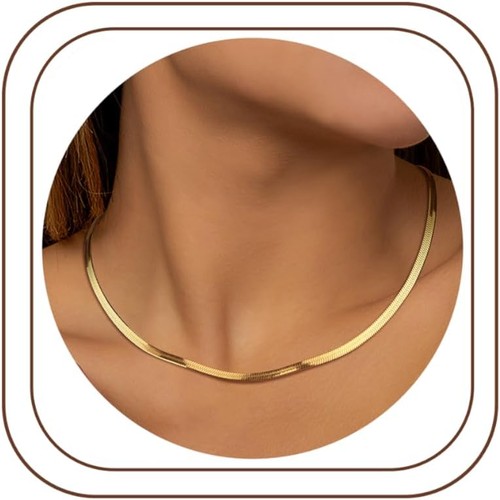 Finrezio kette gold für - gold, damen