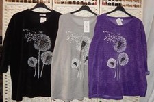 XL SAMT TUNIKA Pulli Shirt mit