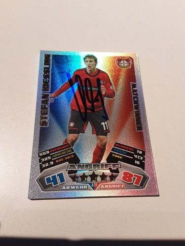 Match attax signiert - match,