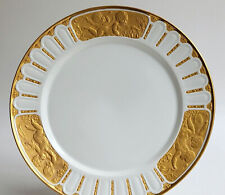 KPM Berlin Jugendstil, Zierteller Goldrelief reich verziert mit Putten um 1900