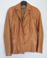 Damen Lederjacke -  braun -   Gr. S