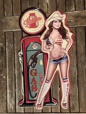 XXL Blechschild: Pin up