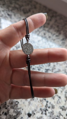 Fossil armband silber braun - fossil,