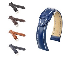 HIRSCH Uhrenarmband Kalbsleder