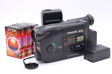 Panasonic VHS-C Filmkamera NV-A3 schwarz mit Zubehör Vintage alt