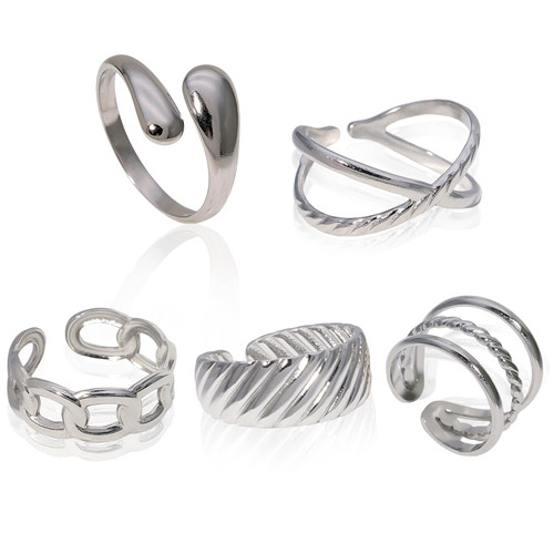 Stück ringe silber für - stück,