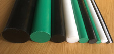 PE Polyethylen Rundstab Stab D 8-180!! mm L wählbar weiß grün schwarz Kunststoff