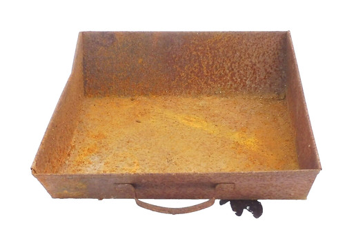 Alte kiste blechkiste box - kiste,