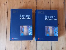 Beton-Kalender 2000 BK 1 und BK 2 von Josef Eibl