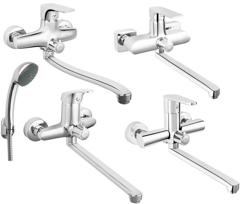 Wandarmatur mit umsteller - wandarmatur,