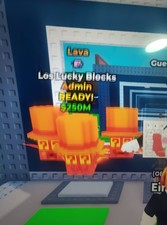 Steal a Brainrot SAB Los Lucky Blocks Admin 1 Mutation Lava