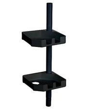 Wenko Duscheckregal Duschablage Badablage Ablage XXL Teleskop schwarz *besch.VP