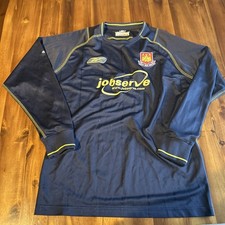 West Ham United FC Trikot Reebok Gr. S dunkelblau Vintage 