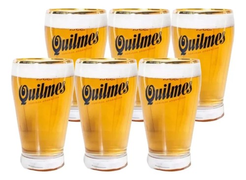 Lot gläser quilmes bier - quilmes,