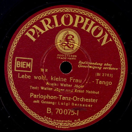 Parlophon bernauer lebe - parlophon-t.o.,