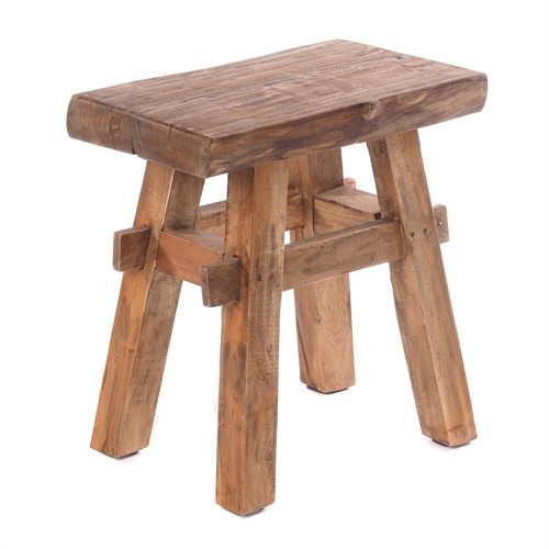 Holz hocker vintage - holz, |