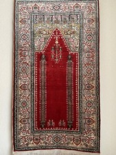 Wandteppich Kayseri Seide handgeknüpft