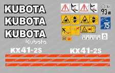 Kubota kx41 mini bagger - kubota,