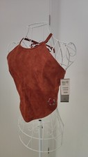 Damen echtleder oberteil top - oberteil,