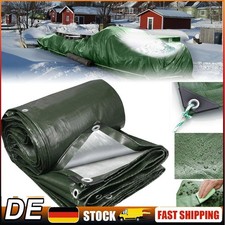 Abdeckplane plane Schutzplane mit Ösen extra stark - 280g/m² PVC LKW Plane Grün