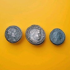 Römische Münzen/3x Follis/LOT 2 Konstantin l. der Große+ Licinius+Konstantin ll.