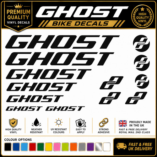 Ghost bike etiketten decals - ghost,