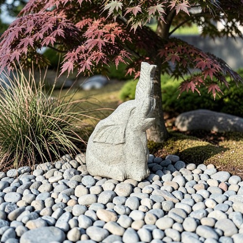 Granit elefant skulptur - elefant,