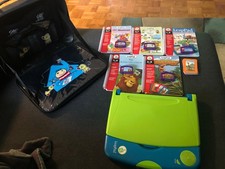 LeapPad LeapFrog Lerncomputer Lernsystem mit 5 Lernspielen plus Tasche