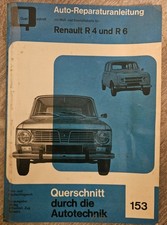 Reparaturanleitung Repartur Handbuch R4 und R6 Renault