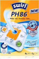 Swirl PH 86 Staubsaugerbeutel MicroPor – PH86 & 1. Filter für AEG, Philips, ...