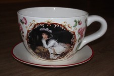 Pflanztasse Pflanztopf Deko Tasse Blumentopf Übertopf Pflanzschale Schale Topf