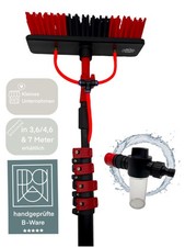 Teleskop-Waschbürste 3,6m / 4,6m / 7m Teleskop Waschbürste Reinigungsbürste