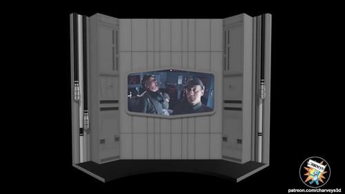 Vaders video screen diorama - vaders,
