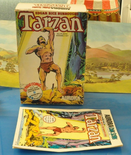 Aurora plastics bausatz tarzan - bausatz,