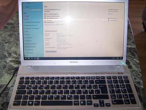 Laptop sony vaio - sony, pcg-81212m