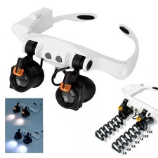 Profi LED Stirnlupe Kopflupe