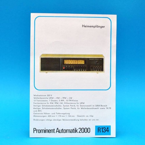 Prominent automatik 2000 - prominent,