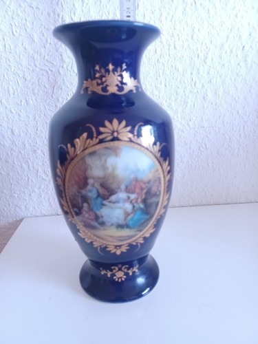 Porzellan vase kobaltblau - porzellan,