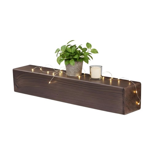 Levandeo wandregal holz - holz, massiv