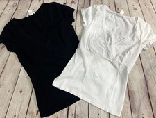 Stillshirt Mama H&M Umstandsmode Hrösse S 2 Stück Schwarz Weiss