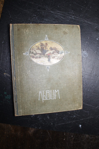 Altes fotoalbum - altes,
