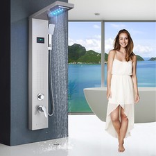 Duschpaneel Edelstahl